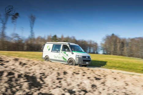 VW T5 mit neuem Druck für die Reise nach Kirgistan 2019